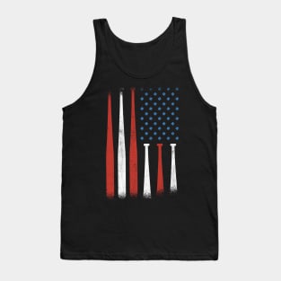 Patriotic Baseball American Flag | 4th of July Tank Top